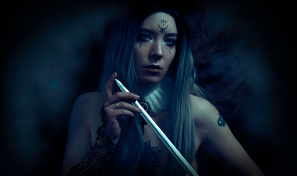 Fantasy boudoir portrait of a Queen