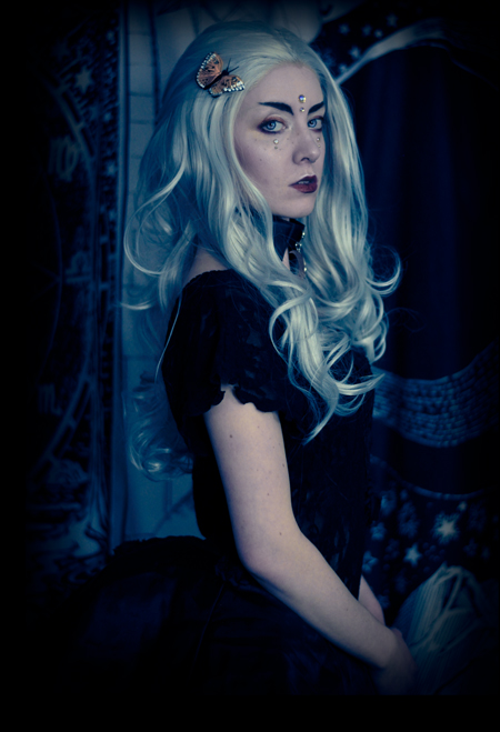 alternative gothic fashion portrait photography
