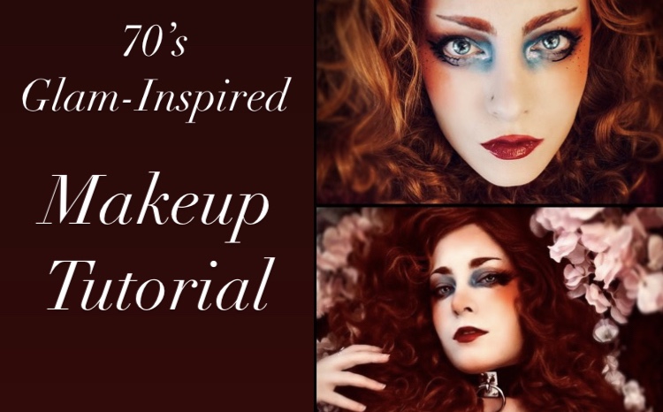 70’s glam boudoir inspired makeup tutorial 