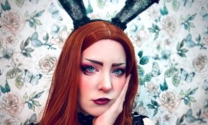 Easter Bunny cosplay makeup tutorial on the BlessedShadows YouTube channel 